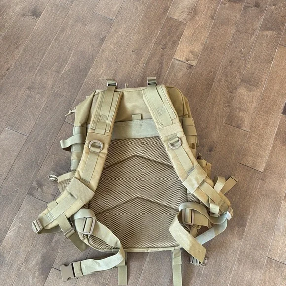 Tactical Tan Backpack - Picture 3 of 8